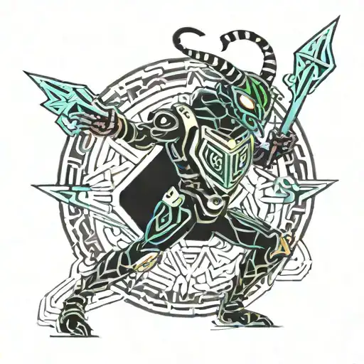 Human Like Soldier Ant Warrior With Sword And Shield In Desert Area Battle