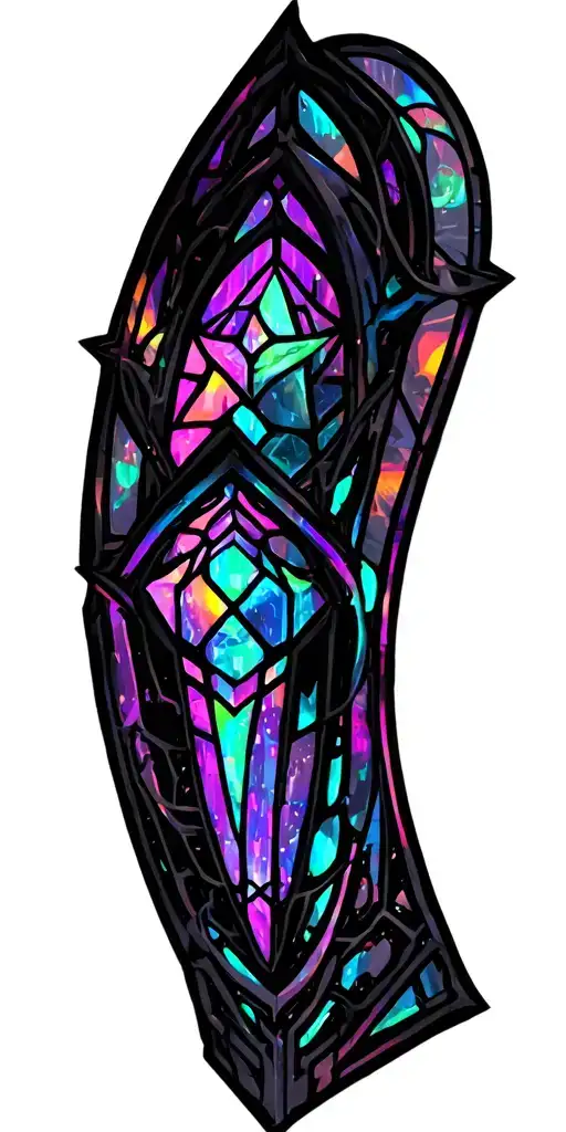 Stain Glass Gothic Window