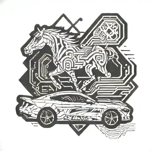 Mustang Car Driving