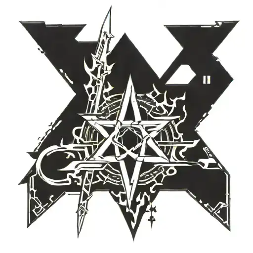 Flame Pentagram Sword