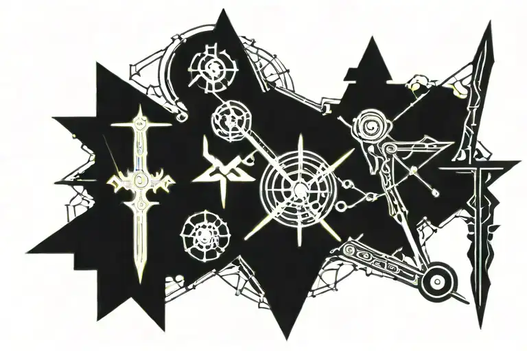 Two Sword And Two Ghost