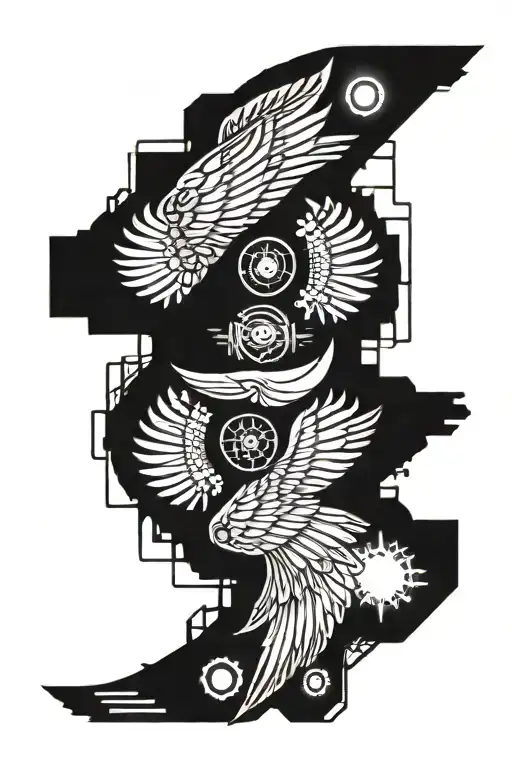 Wing Tattoo That Includes
