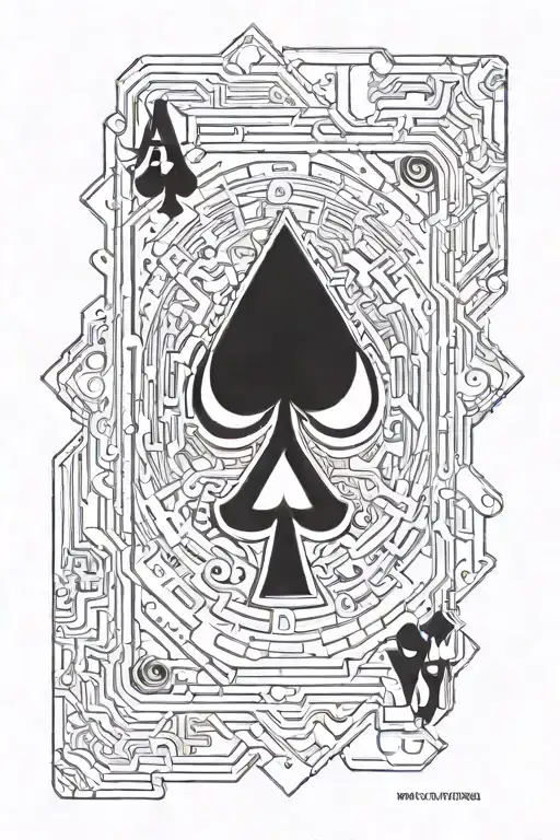 Ace Of Spades Card