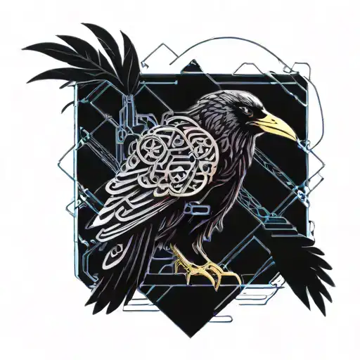 Raven Pecks The Heart