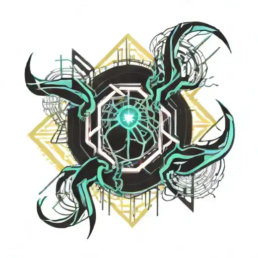 Ribbon Of Reality With Spider Looking Out