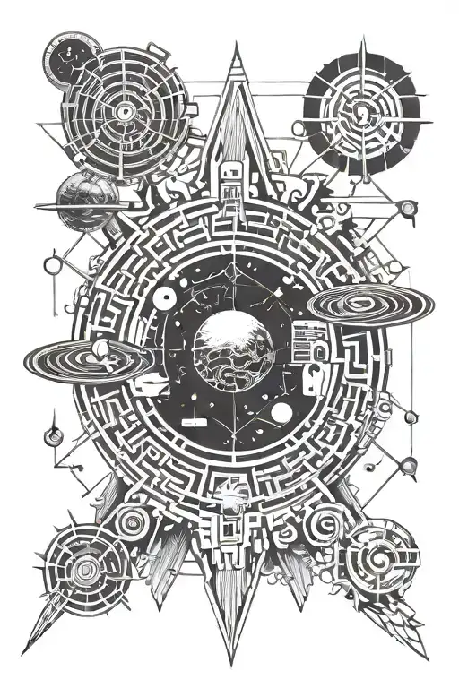 Mayan Calendar Planets Solar System Nature Life Humanity