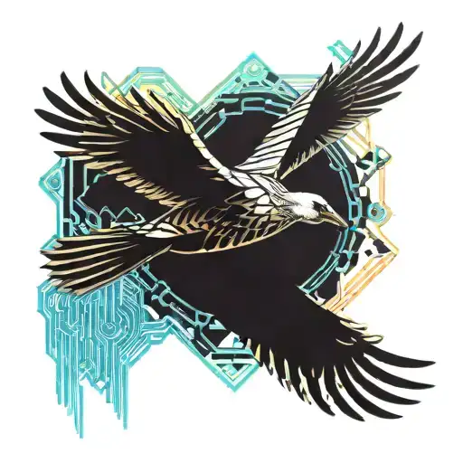 Goose Flying Like Eagle