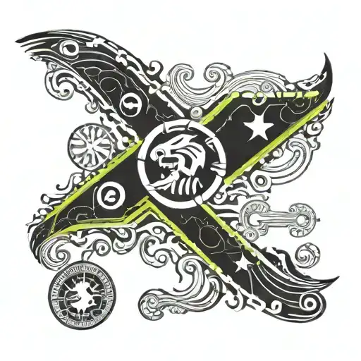 Papua New Guinea Flag Waving