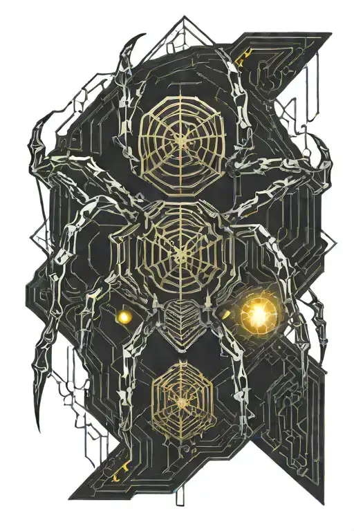 The Spider Is Hanging Down