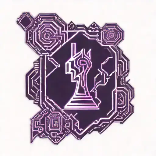 Neon Purple Chess
