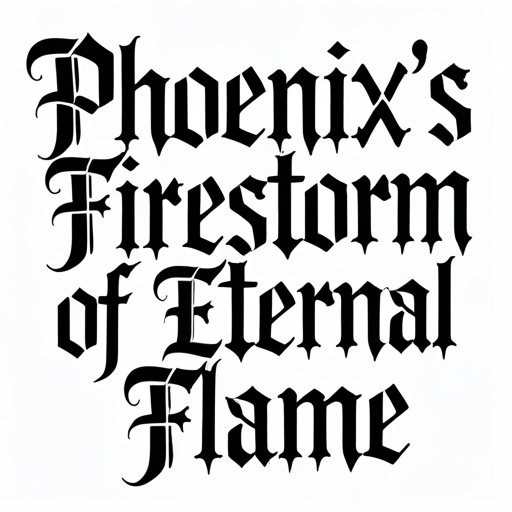 Phoenix’s Firestorm of Eternal Flame Tattoo idea