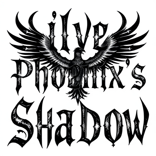 Silver Phoenix’s Shadow Tattoo idea
