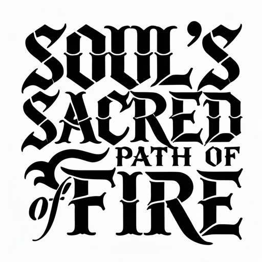 Soul’s Sacred Path of Fire Tattoo idea