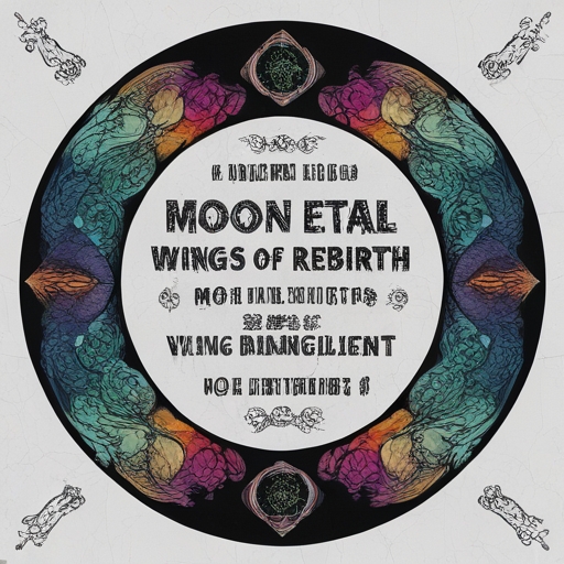 Moon’s Eternal Wings of Rebirth Tattoo idea