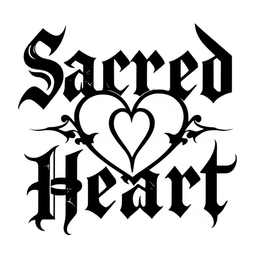 Sacred Heart Tattoo idea