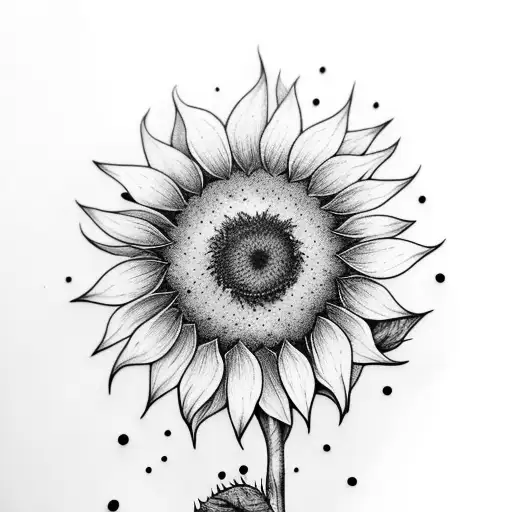 Sunflower With A Poem