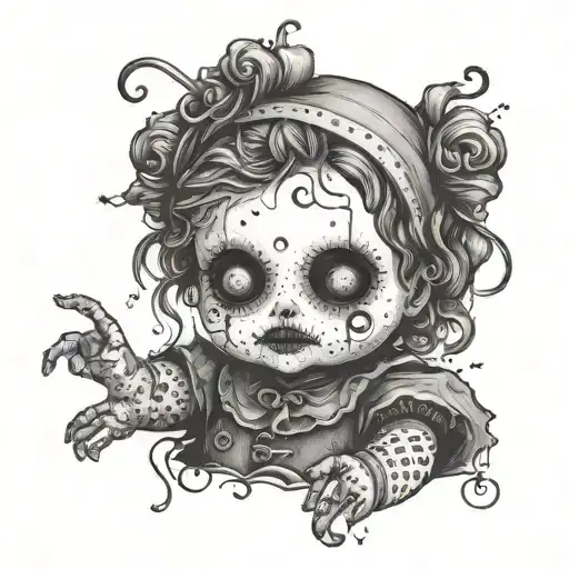 A Creepy Doll Inspired By Horror Movies