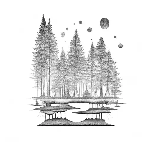 A Microscope Revealing A Hidden Forest Within