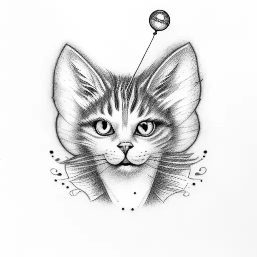 Fairy Blowing Bubbles With Cat