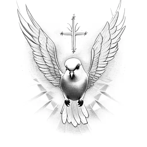Holy Spirit Descending As A Dove