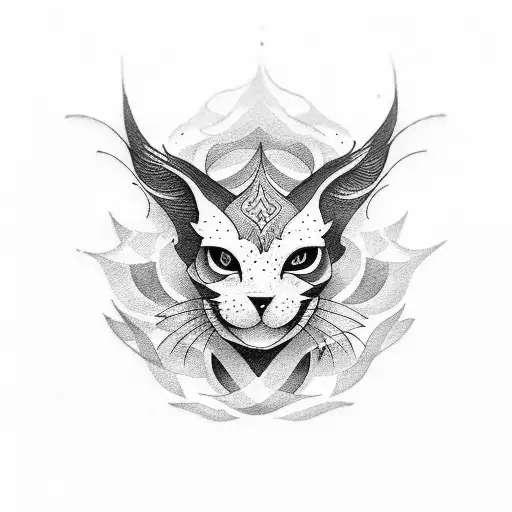 Small Black And White Tattoo With Name Jael