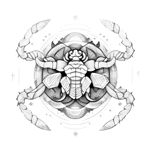 Scorpio In A Circle