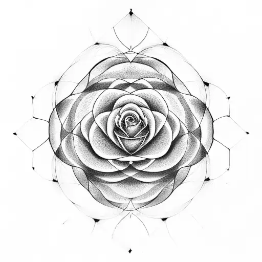 Sacred Geometry Rose