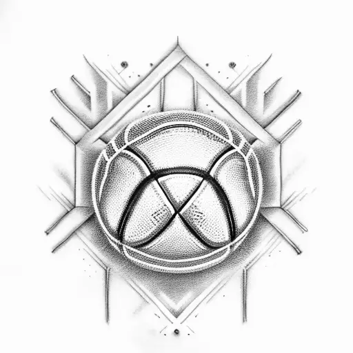 Basketball And Football Player