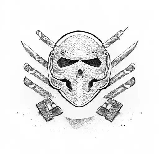 Motocross Helmet Pirate Flag