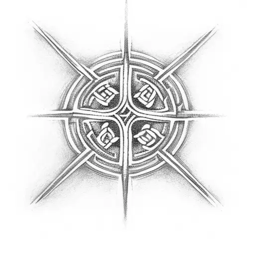 Celtic Cross With Irish Blessing