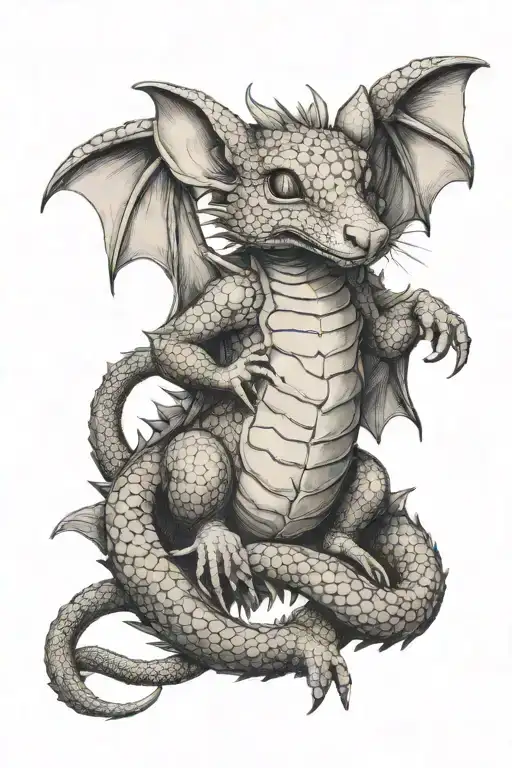 Mouse Riding A Dragon