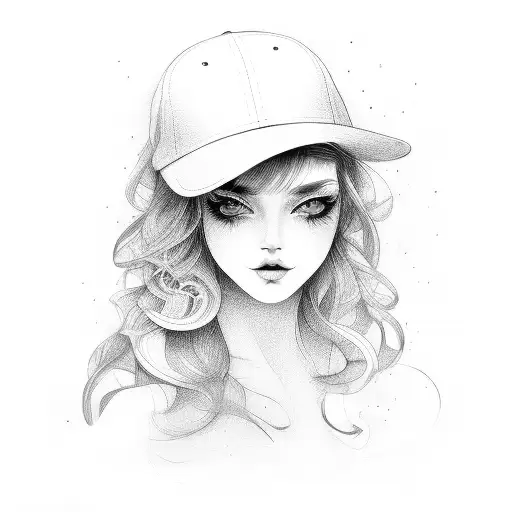 Beautiful Girl With Hat
