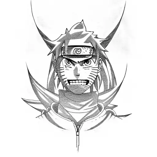 Naruto With His Master