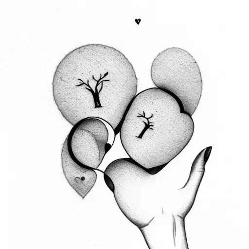 Great A Minimalistic Tattoo For A Twin Miscarriage With Small Foot Prints Or Hearts