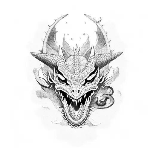 Dragon And A Samurai