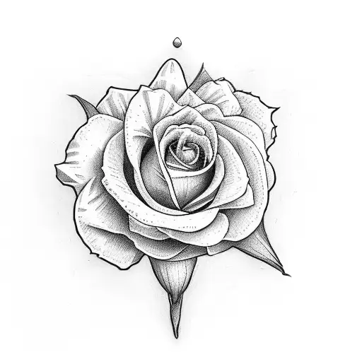 White Rose And Daffodil With Noel Going Through It