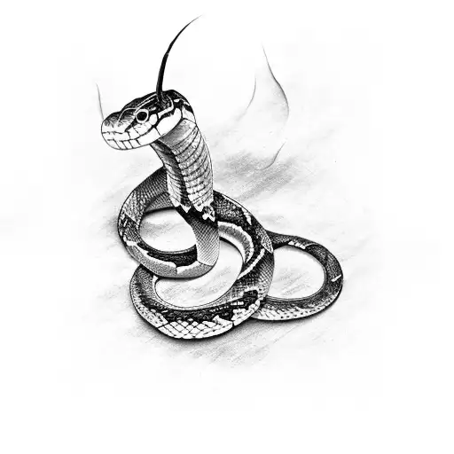 Snake Around A Pencil