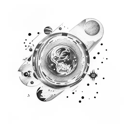 Watercolor Universe And Crux