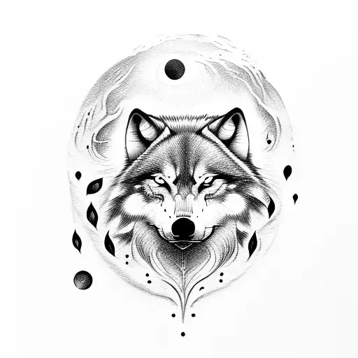 Liquid Wolf Howling At The Moon