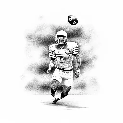 A Dynamic Football Player Wearing A Cruzeiro Do Sul Jersey