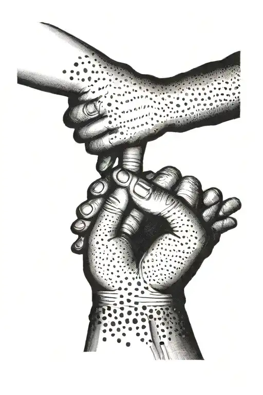 Baby Hand Holding Parent Hand