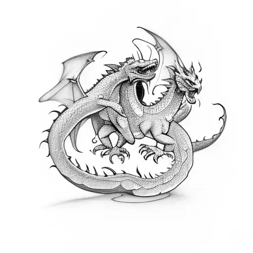 Dates With A Dragon Around It