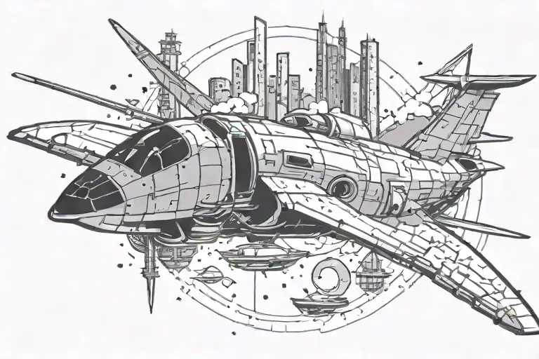 Cowboy Bebop 80S Anime Aesthetic Swordfish Spaceship Clean