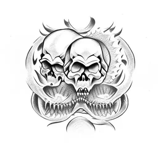 Skull With A Lot Of Teeth