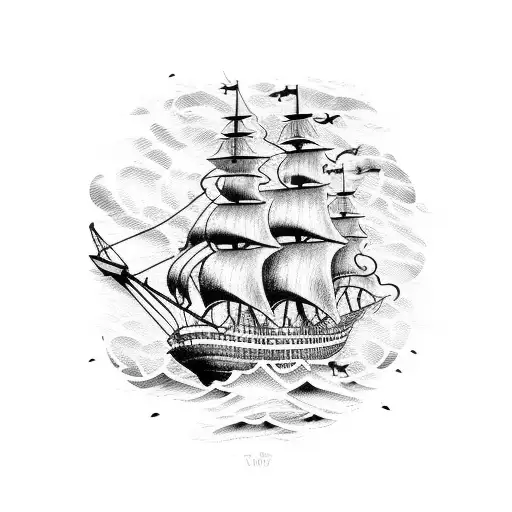 Pirate Ship Nautical