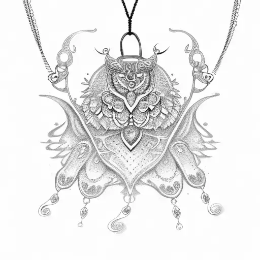 Necklace Representing Love