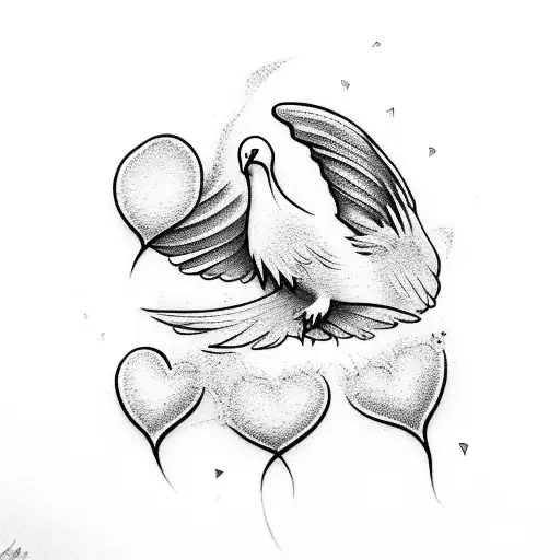 Dove And Broken Heart