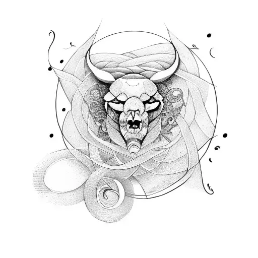 Sheet Music Intertwined With Ta Moko