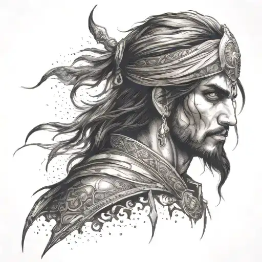 Prince Of Persia Warrior Within With Turban Eyes Only Visible