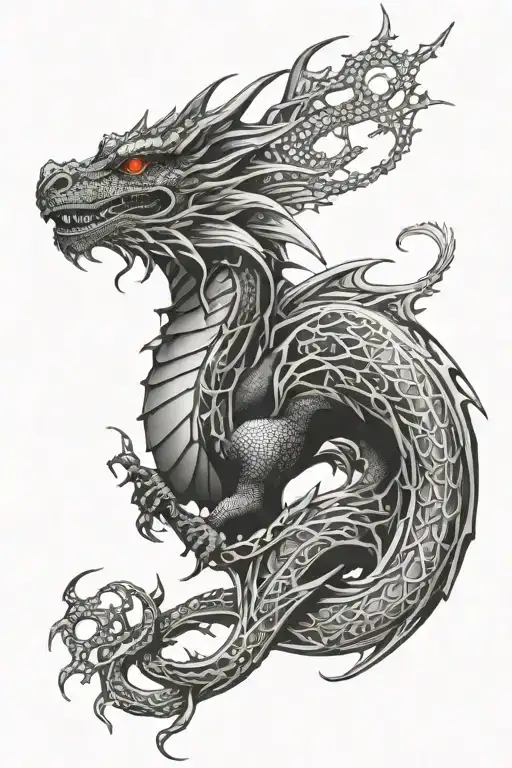 Dragon With Thorns Wrapping